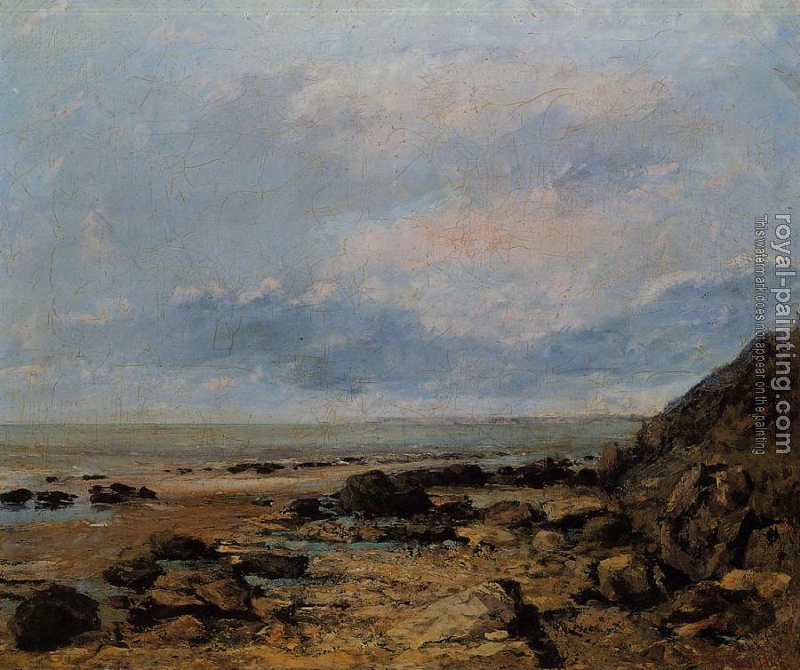 Gustave Courbet : Rocky Seashore